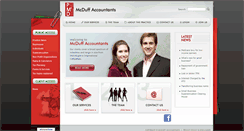 Desktop Screenshot of mcduffaccountants.com
